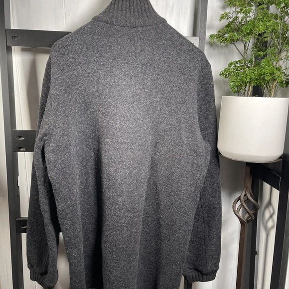 ARMANI COLLEZIONI Double Knit Wool Blend Long Jacket, Size Medium, $6590, WOW - Picture 6 of 10